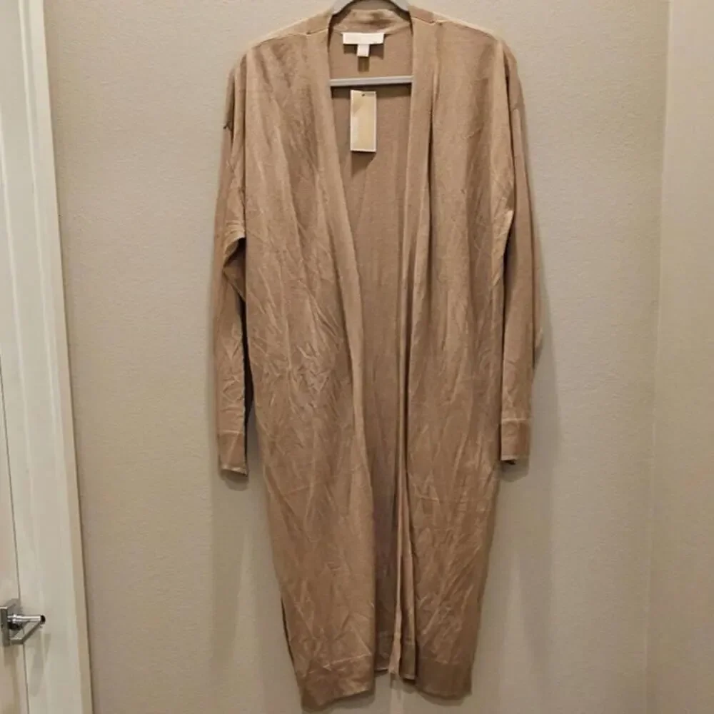NWT Michael Kors Women's Long Cardigan Size XL